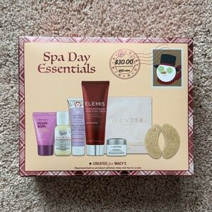 NIB Spa Day Essentials Gift Set by - Red and Cream